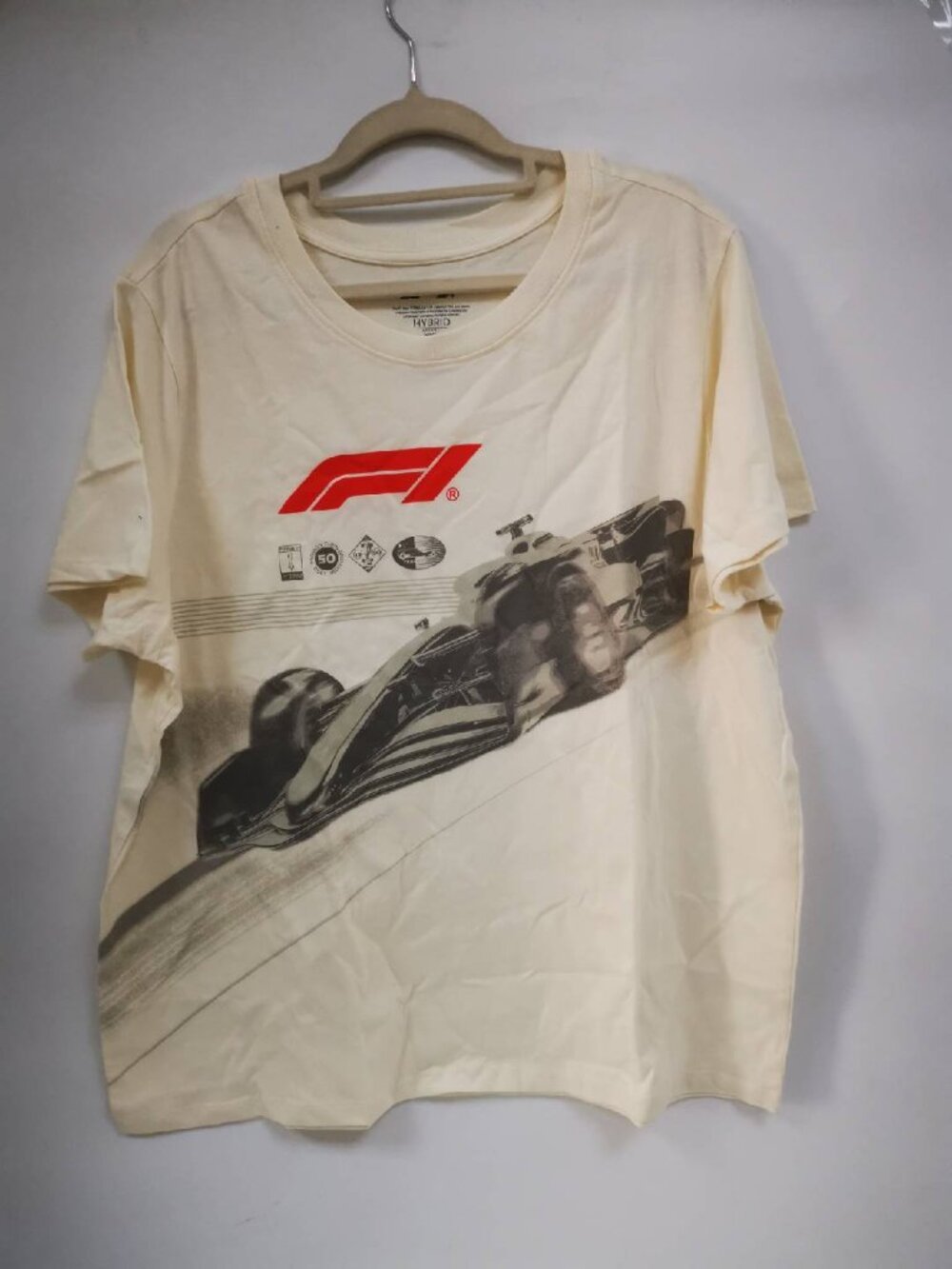 F1 Men's Racing Print Short‑sleeve T‑shirt Casual Personalized Half‑sleeve Top